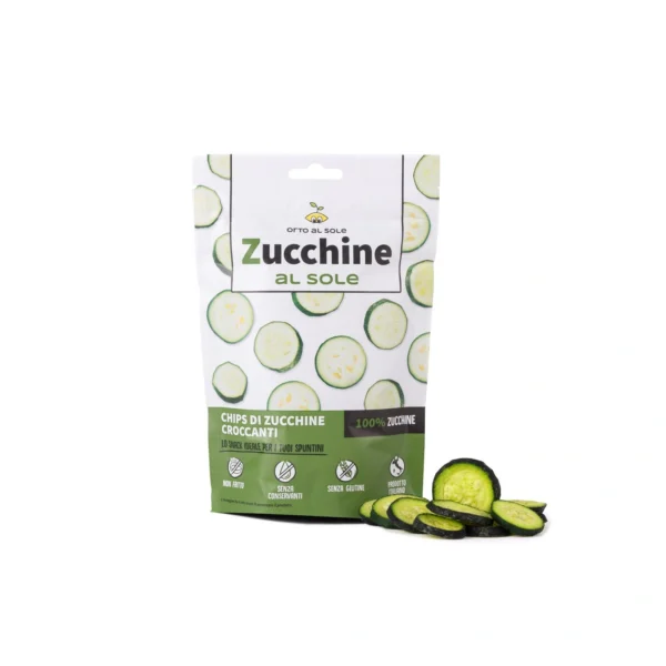 Chips di Zucchine Disidratate - Orto al Sole 15 g