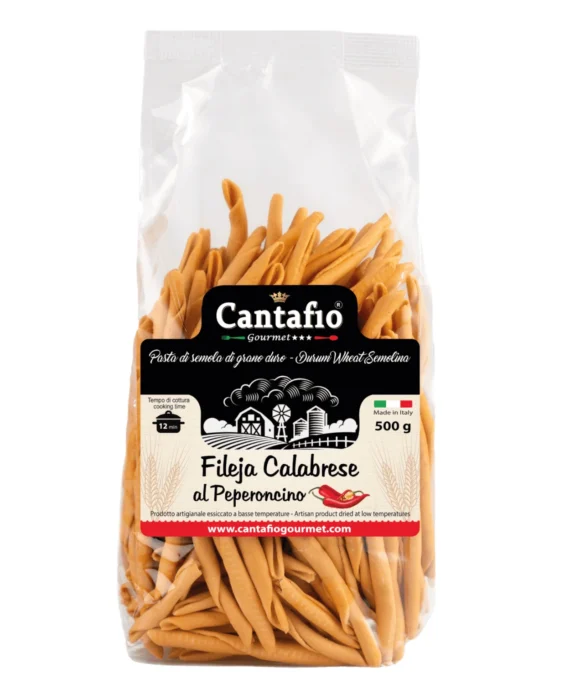 Pasta Fileja Calabrese al Peperoncino - Cantafio 500 g