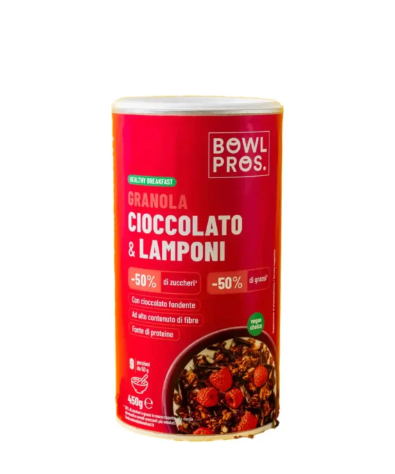 Granola Cioccolato e Lamponi 450 g