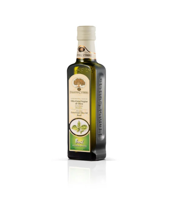 Olio Extravergine di Oliva aromatizzato al Basilico