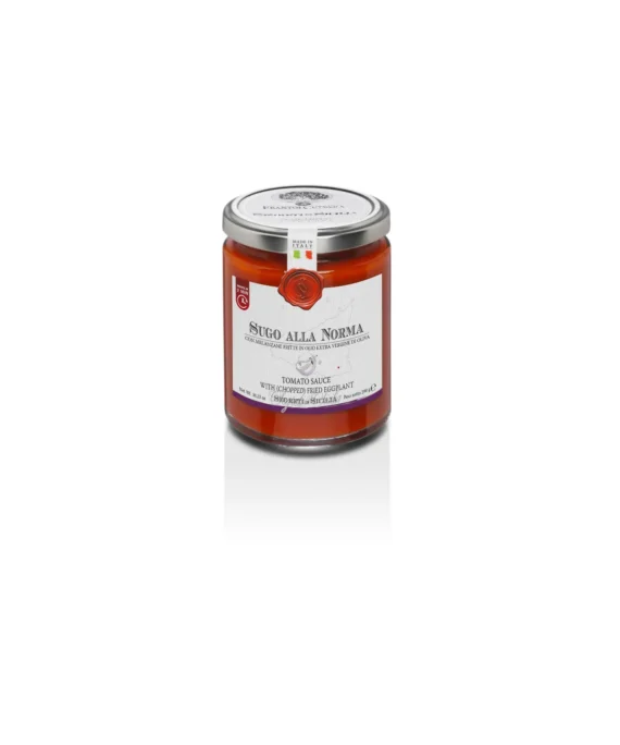 Sugo alla Norma con melanzane fritte in Olio EVO