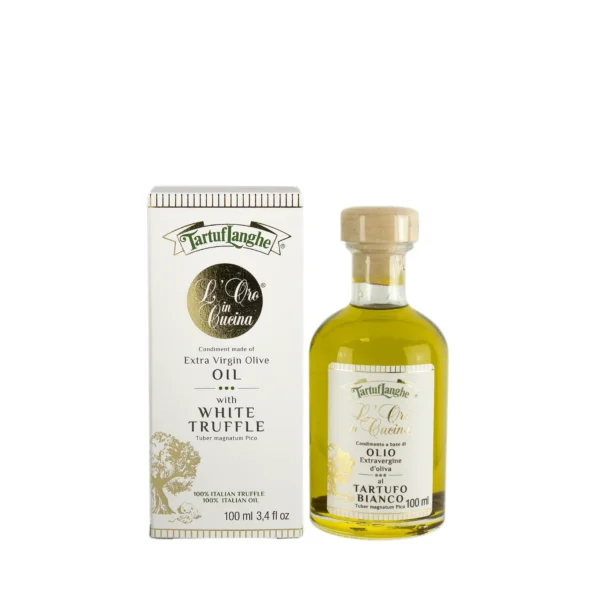 Condimento a base di olio extravergine di oliva al tartufo bianco