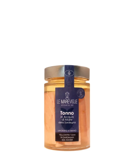 Filetti di tonno in acqua di mare della Sardegna 190 g