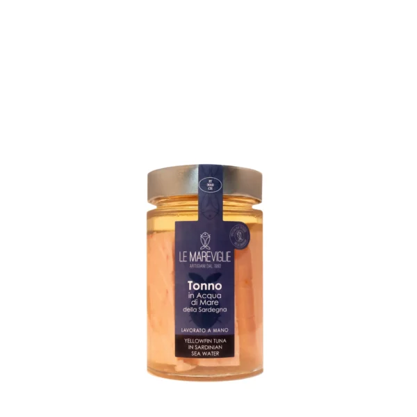 Filetti di tonno in acqua di mare della Sardegna 190 g