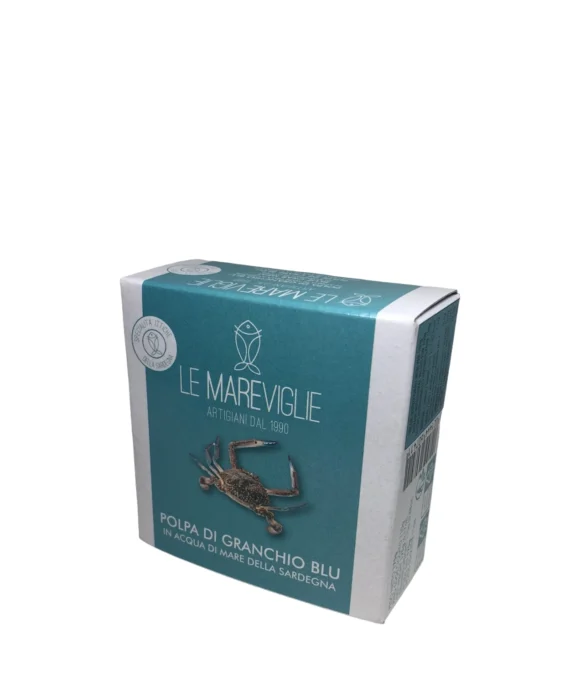 Polpa di granchio blu in acqua di mare della Sardegna 175 g