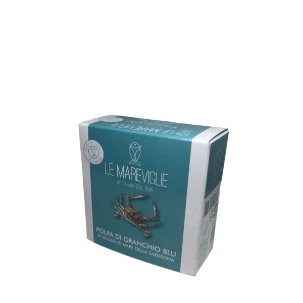 Polpa di granchio blu in acqua di mare della Sardegna 175 g