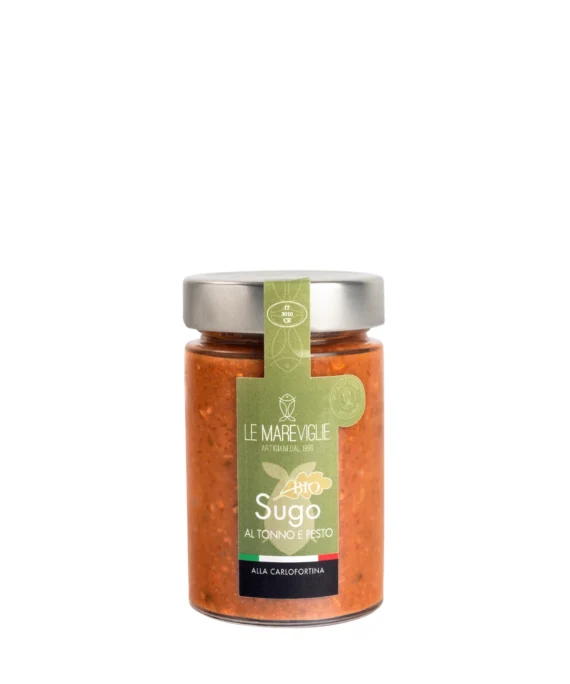 Sugo pronto al Tonno e Pesto alla Carlofortina biologico 200 g