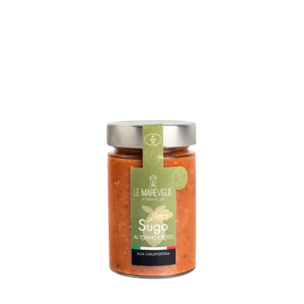 Sugo pronto al Tonno e Pesto alla Carlofortina biologico 200 g