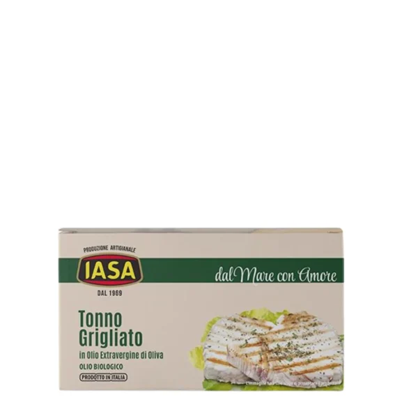 Tonno grigliato in olio extravergine di oliva biologico 145 g