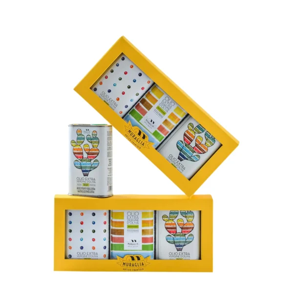 Set regalo tris lattine colorate