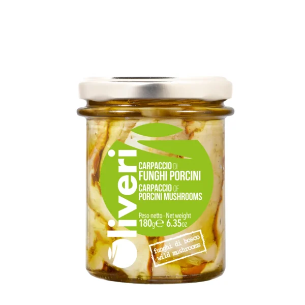 Carpaccio di funghi porcini in olio EVO