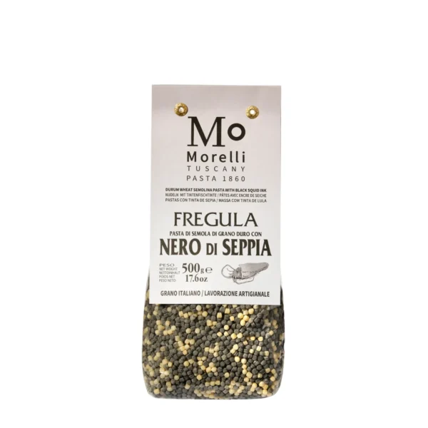 Fregula al Nero di Seppia e Semola