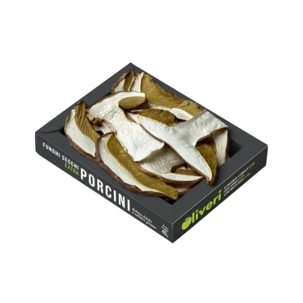 Funghi porcini secchi qualità extra in vassoio