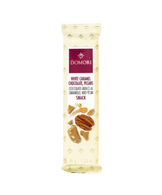 Cioccolato Bianco, Caramello e Noci Pecan 35 g