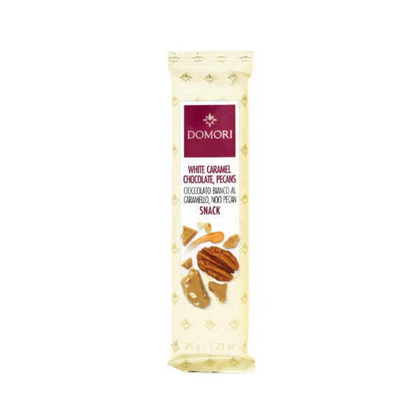 Cioccolato Bianco, Caramello e Noci Pecan 35 g