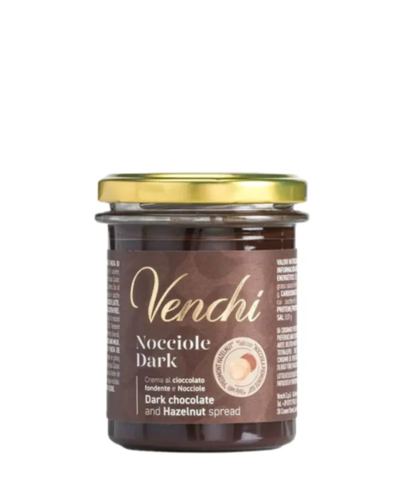 Crema con nocciole e cioccolato fondente