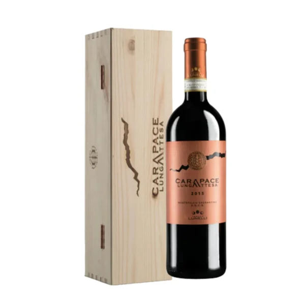 Montefalco Sagrantino DOCG Carapace Lunga Attesa Cassetta di legno