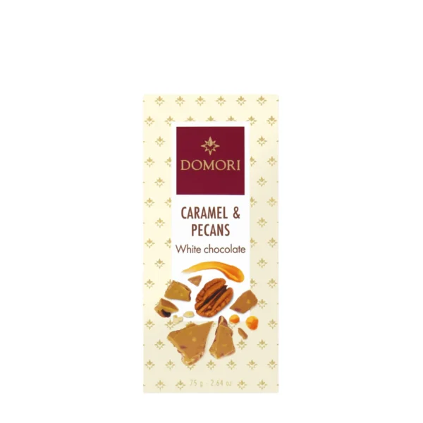 Tavoletta Cioccolato Bianco al Caramello e Noci Pecan Linea Antologia 75 g