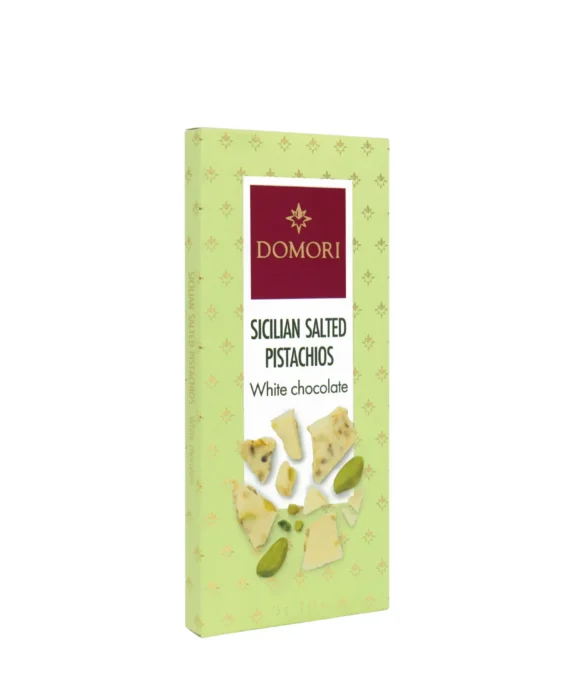 Tavoletta Cioccolato Bianco e Granella di Pistacchio Linea Antologia 75 g